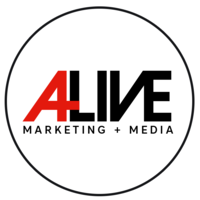 A-Live Marketing + Media Logo